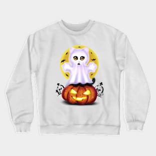 Ghost the cat Crewneck Sweatshirt